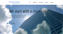 Desktop Screenshot of andersonglass.net